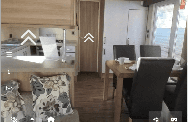 Besichtigen Sie jedes Mobilheim und Chalet mit einer virtuellen Tour