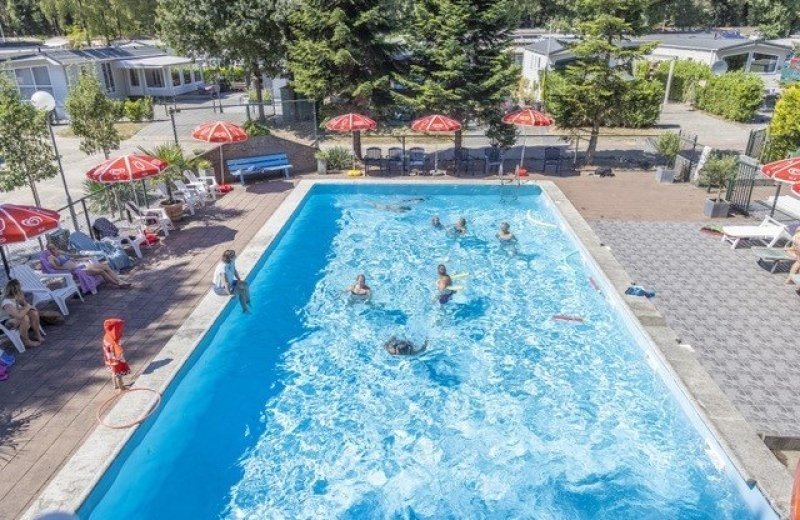 Swimmingpool mit Rutsche